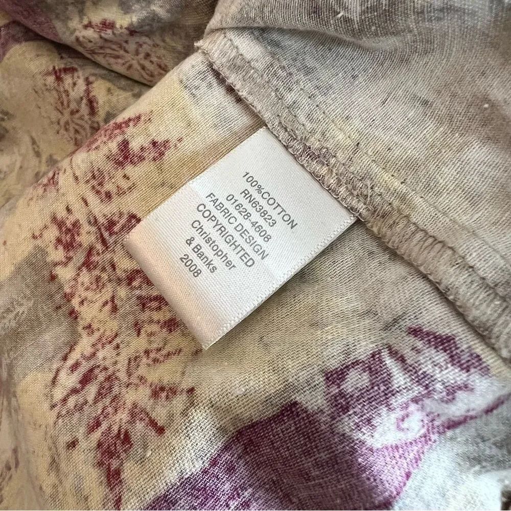Christopher & Banks Multicolor Jacket L - Picture 4 of 8